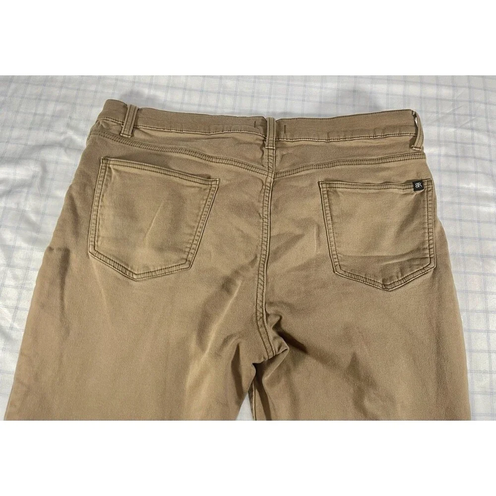 Banana Republic Men's Pants Size 38x30 Brown Tan Stretch 5 Pocket Cotton Chino